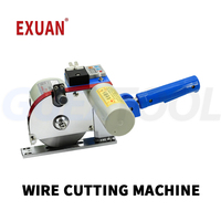 Mesin potong kain elektrik otomatis, mesin potong kain/kulit/kain gunting pisau MT-260C 100m/menit