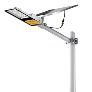 ไฟถนนโซลาร์เซลล์ LED กันน้ำ IP66 กำลังไฟ 200W 300W 400W 500W 600W สำหรับภายนอกอาคาร สวน ถนน ตัวเรือนอะลูมิเนียม พร้อมรีโมทคอนโทรล แบตเตอรี่ในตัว มาตรฐาน ROHS - Product Image 2