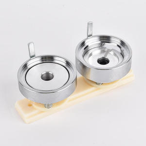 Hình dạng tròn 25-75mm tinplate khí nén Huy hiệu máy làm nút huy hiệu Máy dập nút Máy làm - Product Image 6