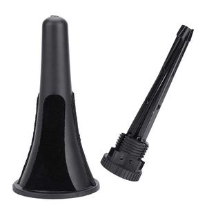 Supporto per tromba portatile pieghevole con gambe in ottone in metallo ABS accessorio per strumenti musicali in plastica nera - Product Image 6