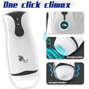 Sex-toys pour hommes, ventouse vibrante à rotation automatique, 4 succion, 10 vibrations, coupe de masturbation avec son - Product Image 5