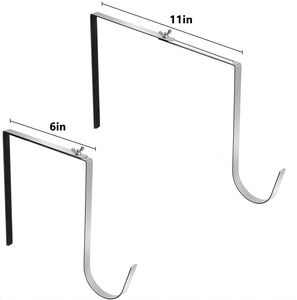 Crochet mural robuste en métal pour guirlande lumineuse extérieure, réglable, sans perçage - Product Image 3