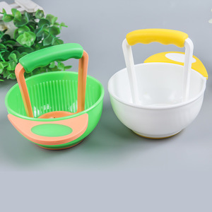 Juego de tazones para moler alimentos para bebés con varilla, material PP libre de BPA, para bebés de 0 a 12 meses - Product Image 3