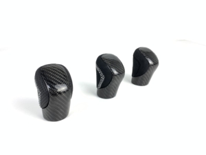 Para Lexus IS RC GS CT NX LS RX LF 250 300 350 2014 2015 2017 2018 F Palanca de cambios deportiva Perilla de <span class=keywords><strong>cambio</strong></span> de cuero de fibra de carbono - Product Image 4