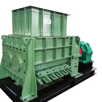 Broyeur à rouleaux à double dent, adapté à la chaîne de production de briques, processeur automatique de matières premières