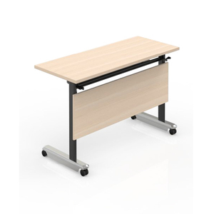 Table de formation et de conférence modulaire multifonctionnelle, bureau pliable avec structure en acier - Product Image 1