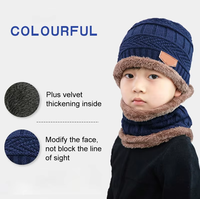 2025 usine directe tricot écharpe personnalisé en vrac enfants hommes hiver bonnet plus chaud ensemble 4 pièces gant chapeau et cou pour les femmes