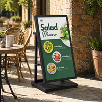 Affichage numérique extérieur, écran haute luminosité 43 pouces 1800 nits, panneau de menu LCD étanche IP65 avec contrôle Wi-Fi