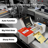 Mesin Foil Hot Stamping Otomatis 360D Printer Flatbed Ukuran Cetak Besar A3 Digital AMD360D 300dpi AC 100-220V Garansi 1 Tahun