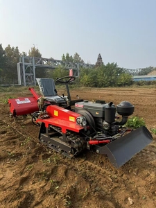 Trattore Cingolato Mini Euro 5 Certificato CE per Terreni Asciutti, Trattore Agricolo 35CV 2WD con Motore a Ingranaggi e Pompa - Product Image 2