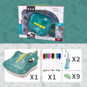 Mainan Elektronik Permainan Keluarga Interaktif Set Mainan Memancing Buaya Plastik dengan Pengisian Daya - Product Image 4