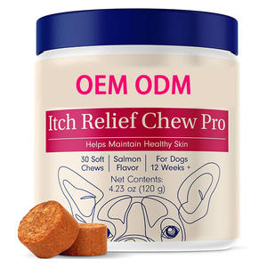 鲑鱼止痒咀嚼狗欧米茄3维生素e生物素止痒补充剂脂肪酸健康皮肤外套过敏宠物补充剂 - Product Image 6