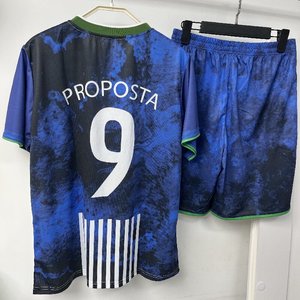 Combinaison <span class=keywords><strong>de</strong></span> football personnalisée à transfert thermique pour adultes et enfants <span class=keywords><strong>maillot</strong></span> <span class=keywords><strong>de</strong></span> match <span class=keywords><strong>de</strong></span> club <span class=keywords><strong>de</strong></span> sport professionnel pour garçons - Product Image 2