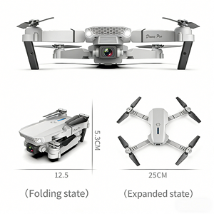 โดรน TOAI E88 GT สำหรับผู้เริ่มต้น กล้อง 4K หน้าจอควบคุมระยะไกล 2.4 นิ้ว ระยะส่งสัญญาณ 1 กม. หมุนได้ 360 องศา มอเตอร์แบบไร้แปรงถ่าน กล้องพลาสติก - Product Image 4