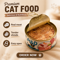 Alimentation humide pour chats MAIDOU, 85g, riche en protéines, poulet, nutrition santé, échantillon gratuit, OEM ODM usine