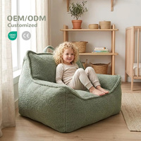 Canapé-lit pour enfants en mousse inodore OEM/ODM, durable, en polyuréthane, pour salle de jeux, coin lecture, coin d'angle