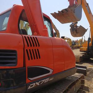 รถขุดไฮดรอลิกแบบตีนตะขาบ Doosan DH75 ขนาด 7.5 ตัน มือสองจากเกาหลี เหมาะสำหรับงานก่อสร้างถนนและงานดินในฟาร์ม - Product Image 4