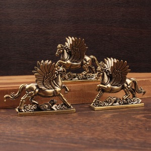 Adorno de Pegaso de Latón, 2 Piezas, Decoración Feng Shui para Escritorio, Hogar y Oficina - Product Image 2