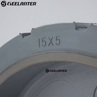 Roues, pneus et accessoires PNEU SOLIDE 15X5 Caoutchouc Gris pour PLATEAU ÉLÉVATEUR - Geelaner