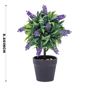 Ruopei - Bola de Topiario Artificial <span class=keywords><strong>Mini</strong></span> de PE Ecológico, Realista, Resistente a los Rayos UV, Arbustos de Boj Artificiales en Maceta, Decoración Moderna para el Hogar y la Oficina - Product Image 3