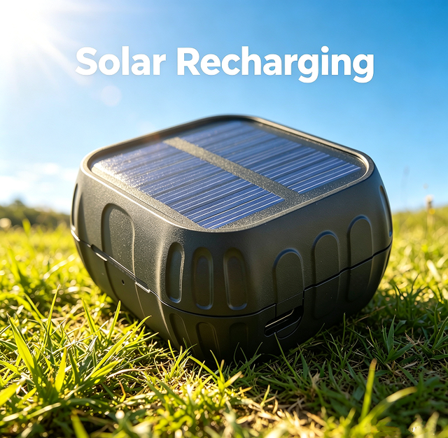 2026 New Solar Panel Charging Wireless Earbuds Long Standby Comfortable In-Ear TWS Auriculares Earbuds  Headphone Wireless