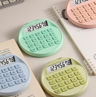 Calculatrice de bureau portable rectangulaire à énergie solaire - Design en plastique écologique - Style tendance - Pour étudiants et occasions spéciales (Pâques)