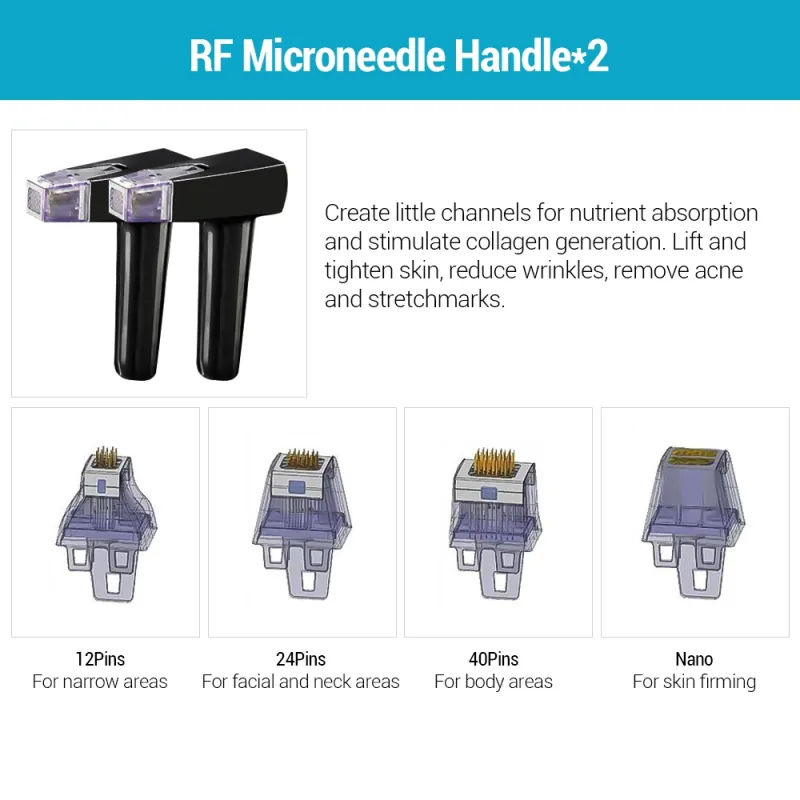 ORANGLES Factory Direct M8 Fractional RF Microneedling Machine | Anti-Aging Skin Tightening & Wrinkle Removal Device for Home & Salon – orangles Kuwait - angled perspective - presenting advantages - Image 4 of 5 | fits any environment | Purchase Factory Direct M8 Fractional RF Microneedling Machine | Anti-Aging Skin Tightening & Wrinkle Removal Device for Home & Salon – orangles Kuwait Michigan | Free Shipping ORANGLES