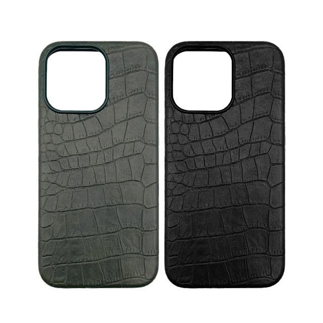 Luxury Gorgeous Mobile Back Cover Crocodilian PU Leather Phone Case for iPhone 13 Pro Case 11 12 13 Pro Max Cellphone Phone Case
