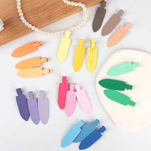 Bonbons dégradé de couleur pinces à cheveux accessoires Barrettes pas de courbure bec de canard pinces à cheveux <span class=keywords><strong>plates</strong></span> pour filles Salon de coiffure coiffure - Product Image 4