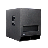 Prix Usine Promotionnel : Subwoofer Actif 18 Pouces 1100W RMS Classe D DSP Bi-amplifié avec Boîtier en Bois pour Mariages, Scènes, Bars et Performances Live