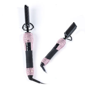 Wholesaleプライベートラベルカスタムプレスコーム電気ホット髪櫛高熱ブリンブリン500度ホット髪櫛 - Product Image 5