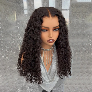 Perruques <span class=keywords><strong>ISEE</strong></span> Raw <span class=keywords><strong>Hair</strong></span> 7x5 Lace Wear and Go Ondulation d'Eau 100% Cheveux Humains Pré-Coupées Pré-Épilées Prêtes à Porter Sans Colle pour Femmes - Product Image 2