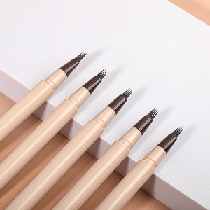 Pluma <span class=keywords><strong>de</strong></span> tatuaje <span class=keywords><strong>de</strong></span> cejas <span class=keywords><strong>para</strong></span> cejas, logotipo personalizado, resistente al agua, Micro precisión, trazo <span class=keywords><strong>de</strong></span> pelo, <span class=keywords><strong>Color</strong></span> Beige, delgada, 4 puntos, pluma líquida <span class=keywords><strong>para</strong></span> cejas - Product Image 2