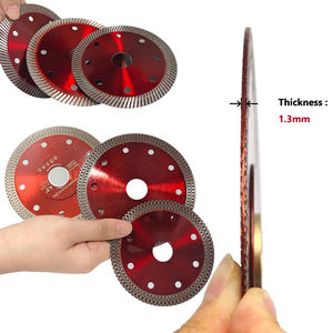 Lame de scie diamantée turbo super fine segmentée pressée à chaud industrielle de 4 pouces (106 mm), OEM, garantie de 3 ans pour les carreaux de céramique et le granit - Product Image 3