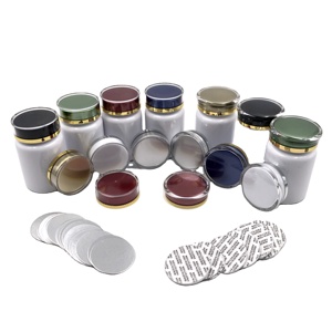 <span class=keywords><strong>50</strong></span> <span class=keywords><strong>Ml</strong></span> 100ml 300mlBlack Pet Matte Bpa Jar Contenedor vacío Cápsula Botellas Aluminio Plástico CRC Tapones de rosca - Product Image 6