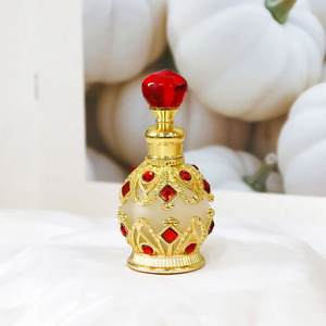 Botella de Perfume con Diseño de Gema Estilo Dubái, Color Brillante, 13 ml, Pequeña Capacidad, para Almacenar Esencias de Perfume y Aceites Esenciales, Botella de Vidrio Vacía - Product Image 4