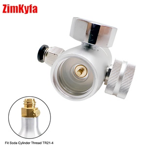 อะแดปเตอร์สถานีเติมถัง CO2 รุ่น TR21 4 กระบอก พร้อมเกจวัดแรงดัน สำหรับเครื่องทำโซดา ระบบเติมคาร์บอเนตในบ้าน - Product Image 5