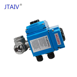 Válvula de Bola de 3 Vías JTAIV OEM de Acero Inoxidable SS304/316 con Actuador Roscado para Control de Flujo de Agua - Product Image 5