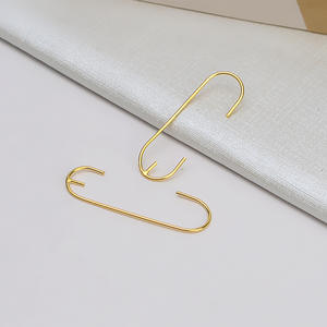 Aretes de Plata S925 con Forma de Sombrero Puntiagudo, Inspirados en Helados, con Perlas, Accesorios de Joyería DIY, Base para Joyería - Product Image 4