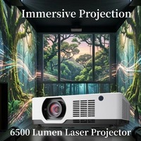 Proyector Láser 3LCD de 6500 Lúmenes con Alcance Estándar para Proyección Inmersiva en Interiores, Salas de Exhibición y Pantallas