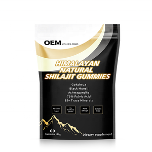 Gummies de Shilajit Pur de l'Himalaya OEM – Complément Alimentaire de Haute Qualité pour Améliorer l'Énergie, la Santé Cardiaque et Circulatoire - Product Image 1