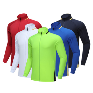 Chaqueta Deportiva Ligera con Cierre Completo, Detalle en Contraste, Cuello Alto, Corte Holgado, para Correr y Entrenar al Aire Libre - Product Image 4