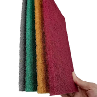 Tampon de nettoyage industriel non tissé en nylon 150*230mm pour le décapage de la rouille et le débavurage du métal et du bois