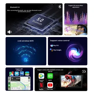 Dispositivo de Navegación Universal para Automóvil Directo de Fábrica, 8 Núcleos, Compatible con Todas las Redes, Pantalla Grande de Alta Definición IPS de 1280x720, Color Negro - Product Image 6