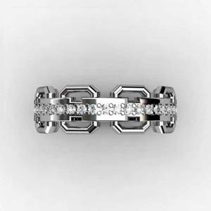 Anello Geometrico Unisex per Feste Aziendali e Celebrazioni, Accessorio Moda per Mani, Idea Regalo - Product Image 3
