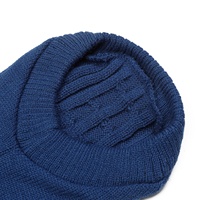 Pull avec cœur pour animaux de compagnie, tricot classique à col roulé pour chiens, vêtements chauds pour petits et grands chiens