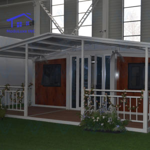 Maisons conteneurs préfabriquées portables et extensibles de 40 et 20 pieds, type capsule, pour habitation extérieure - Product Image 1