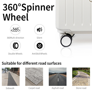 <span class=keywords><strong>Valise</strong></span> <span class=keywords><strong>valise</strong></span> à roulettes ABS personnalisée pour hommes <span class=keywords><strong>valise</strong></span> de voyage d'affaires de 18 pouces avec porte-gobelet et port USB - Product Image 6