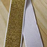 Bandes élastiques dorées à paillettes Bande élastique pour la taille Cordon élastique