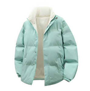 Veste tendance décontractée en duvet de coton moelleux, veste d'hiver pour homme, vêtements pour homme - Product Image 3